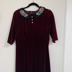 Hell Bunny Christmas Dress Size L